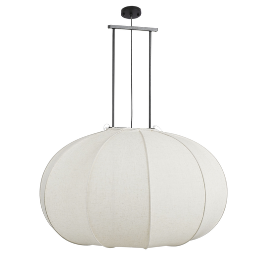 Pego Hanglamp - Ø83 cm - Off White Linnen