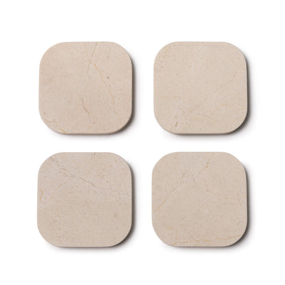 Crema marfil Onderzetter - Set van 4 - Beige