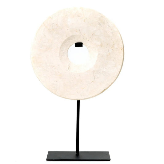 Marble Disc - Wit - L